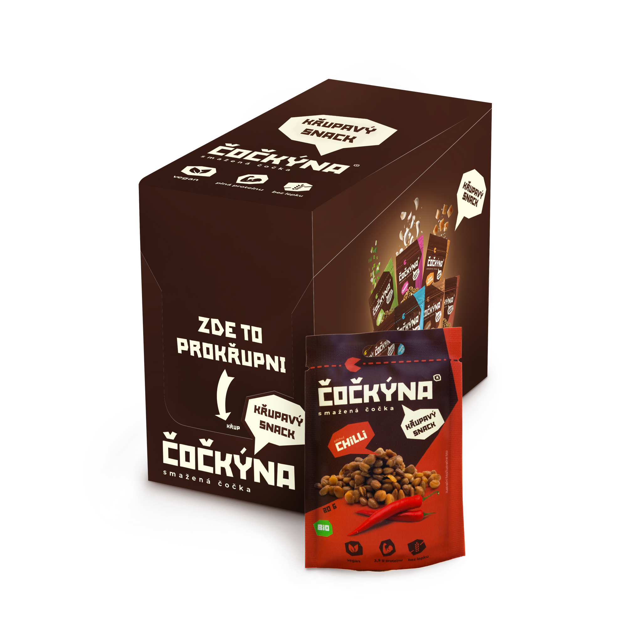 Křupavá Čočka - Ochutnávkový karton