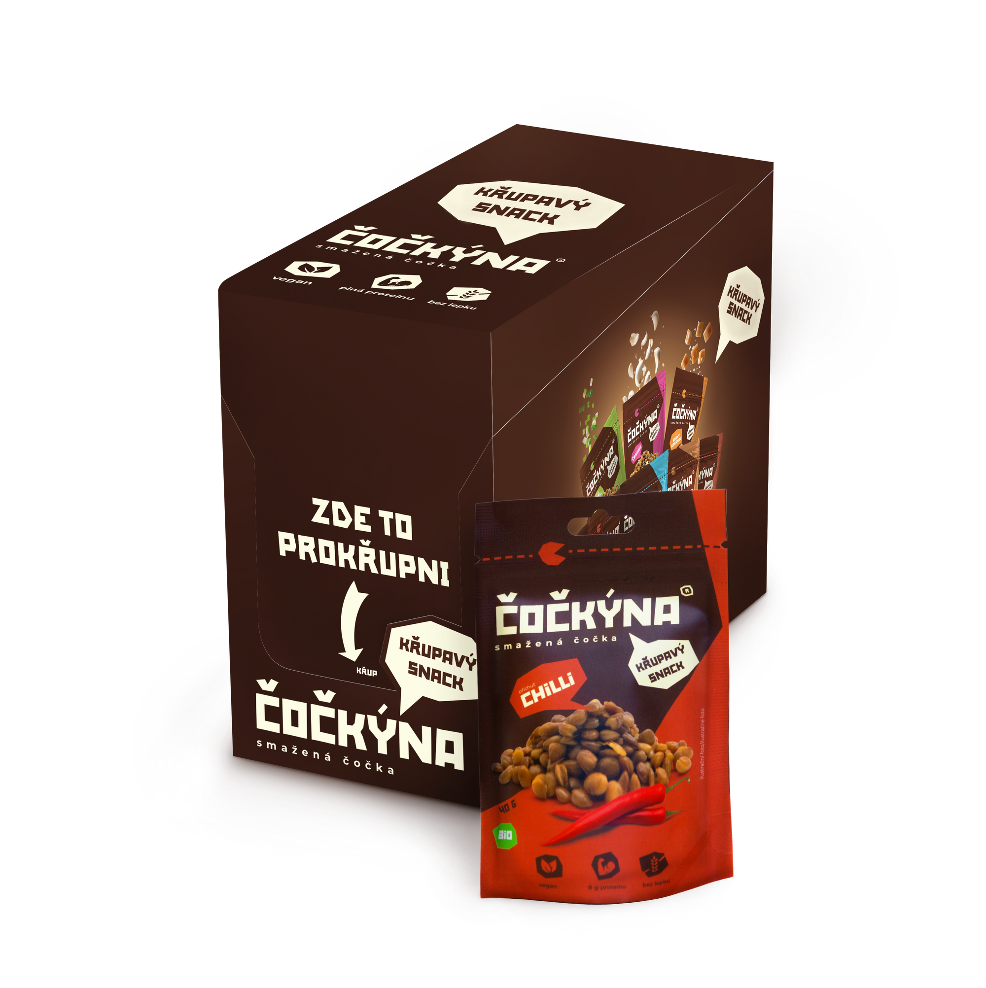 Křupavá Čočka - Ochutnávkový karton