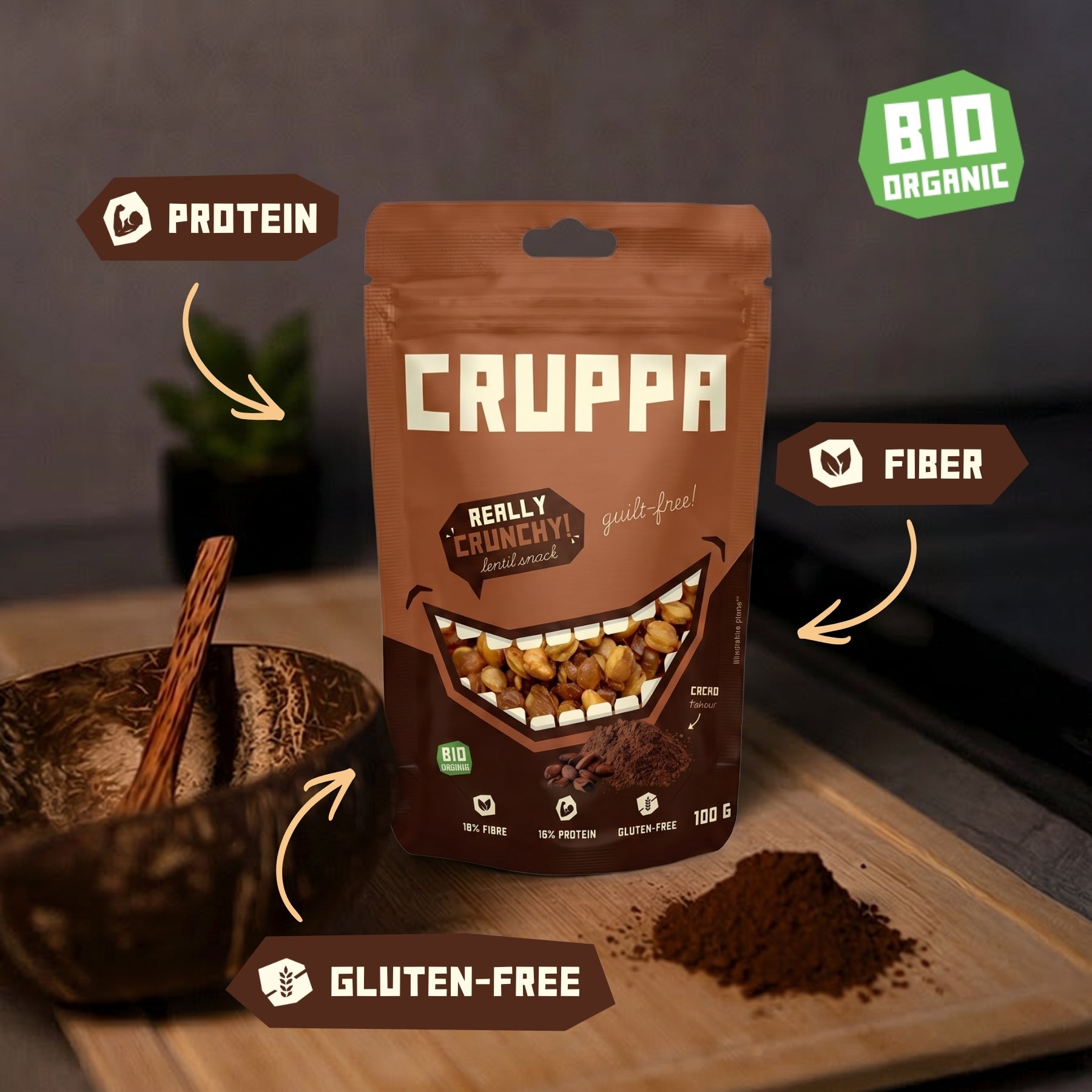 CRUPPA - Cocoa BIO - 100g
