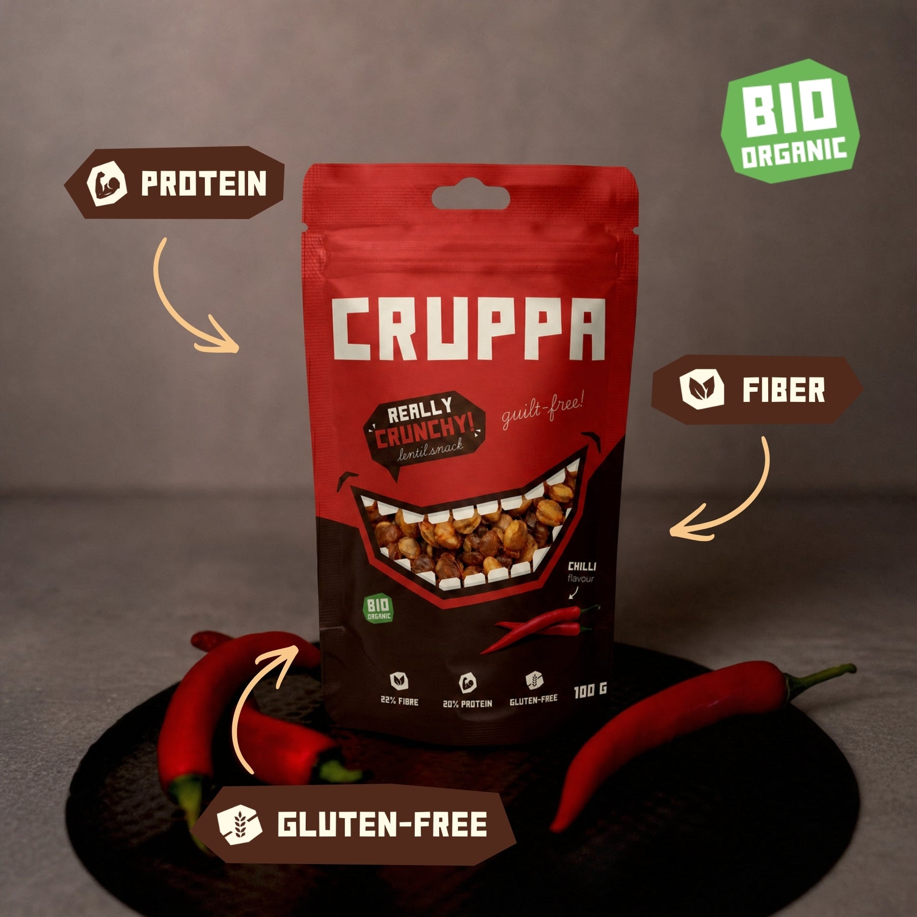 CRUPPA - Chilli BIO - 100g