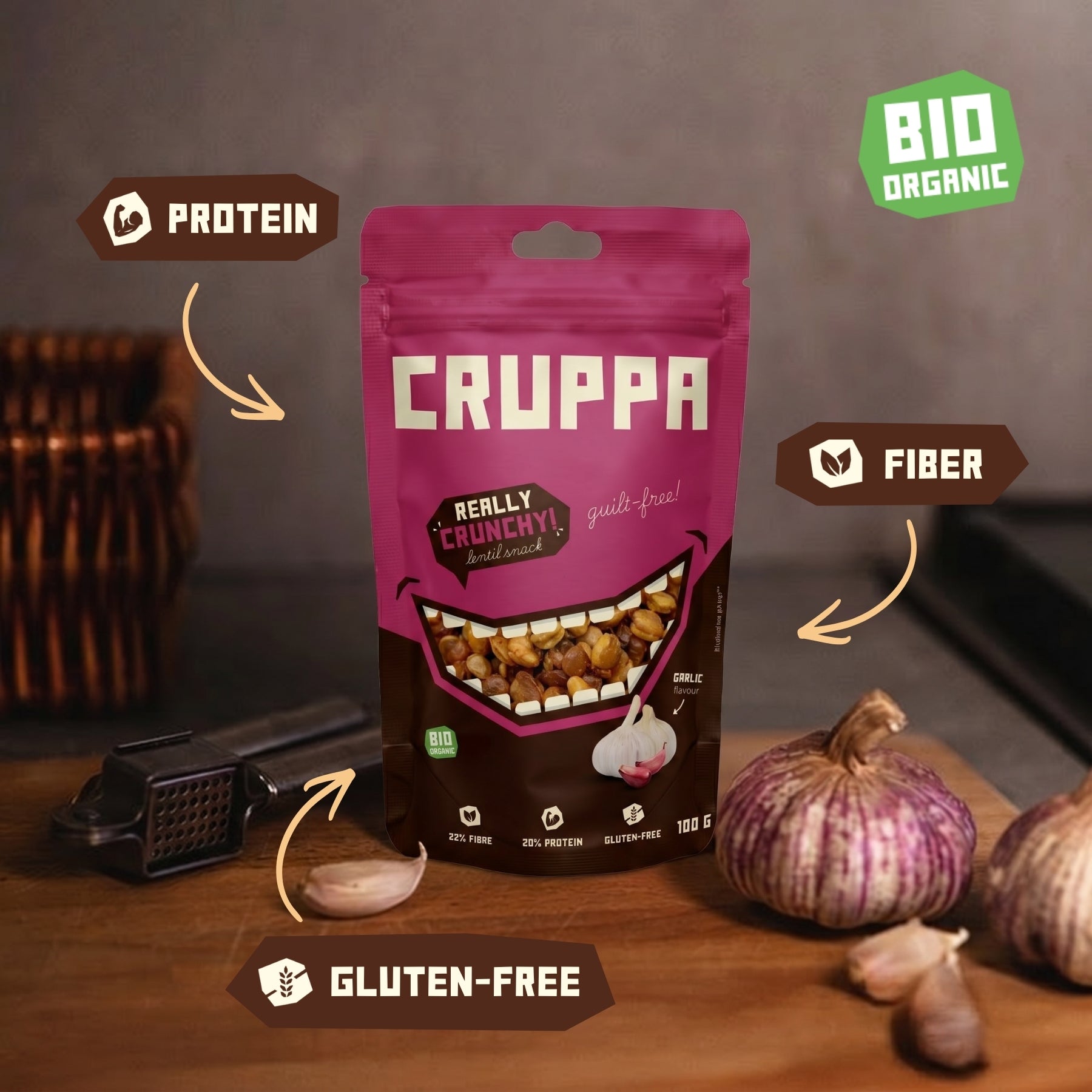 CRUPPA - Garlic BIO - 100g