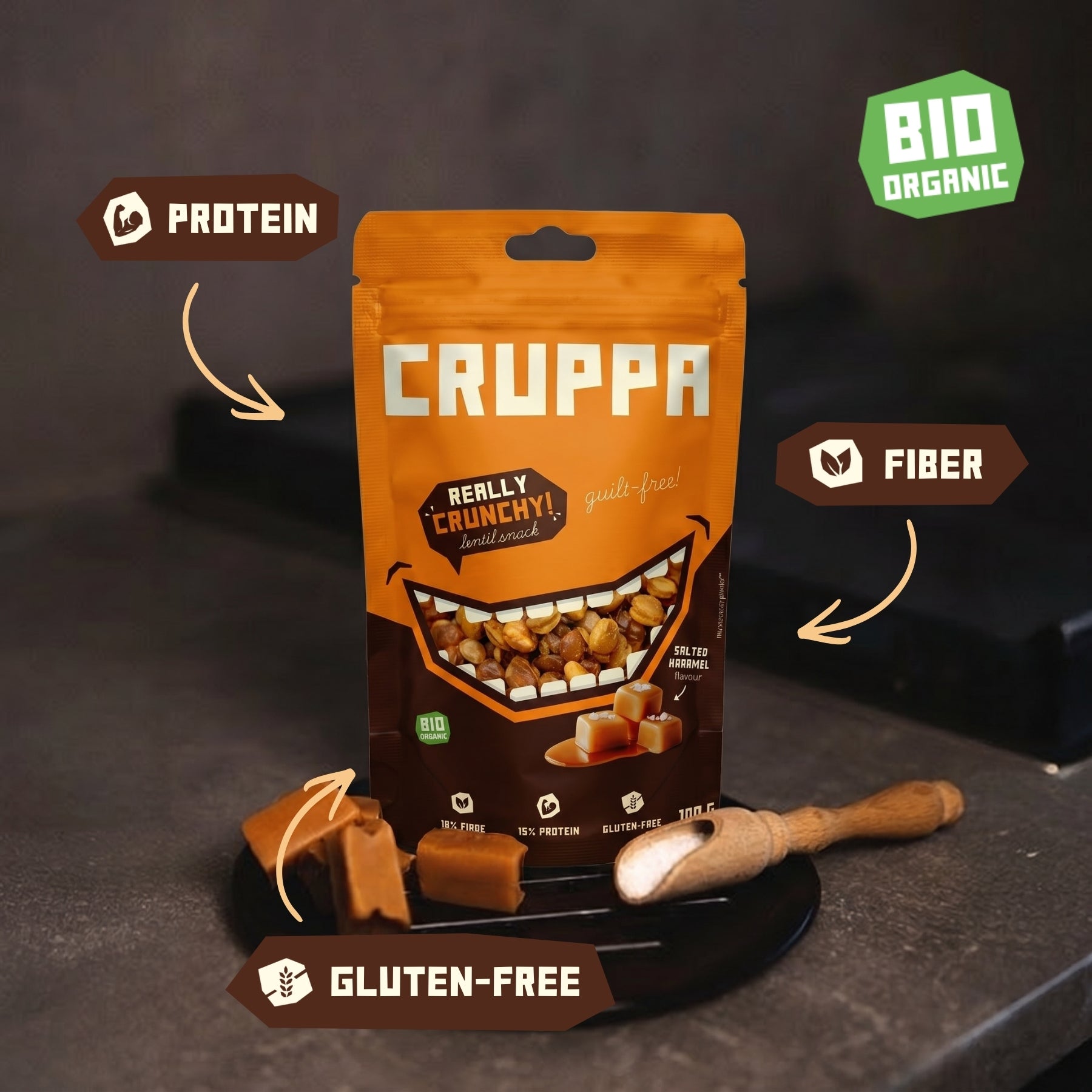 CRUPPA - Salted Caramel BIO - 100g