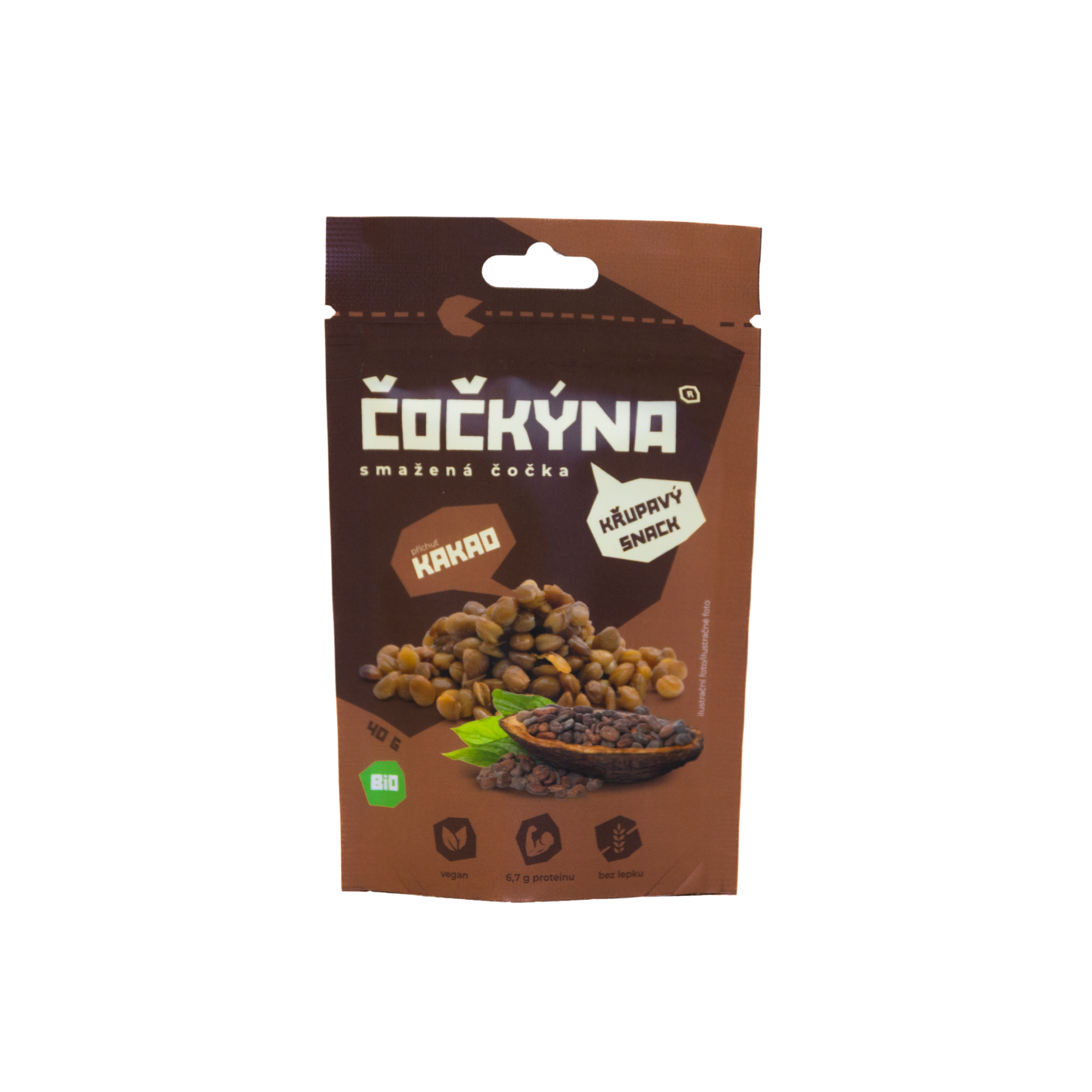 Křupavá Čočka - Kakao BIO - 40 g